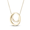 Thumbnail Image 3 of Diamond Necklace 3/4 ct tw Round 10K Yellow Gold