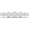 Thumbnail Image 1 of Diamond Bolo Bracelet 1 ct tw Round 10K White Gold 7"