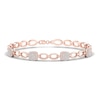 Thumbnail Image 1 of Diamond Bracelet 1/2 ct tw Round 10K Rose Gold 7.25&quot;