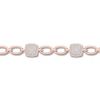 Thumbnail Image 2 of Diamond Bracelet 1/2 ct tw Round 10K Rose Gold 7.25&quot;