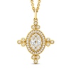 Thumbnail Image 1 of Diamond Pendant Necklace 3/4 ct tw Round 14K Yellow Gold