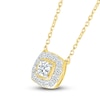 Thumbnail Image 1 of Diamond Necklace 1/3 ct tw Round 10K Yellow Gold 18"