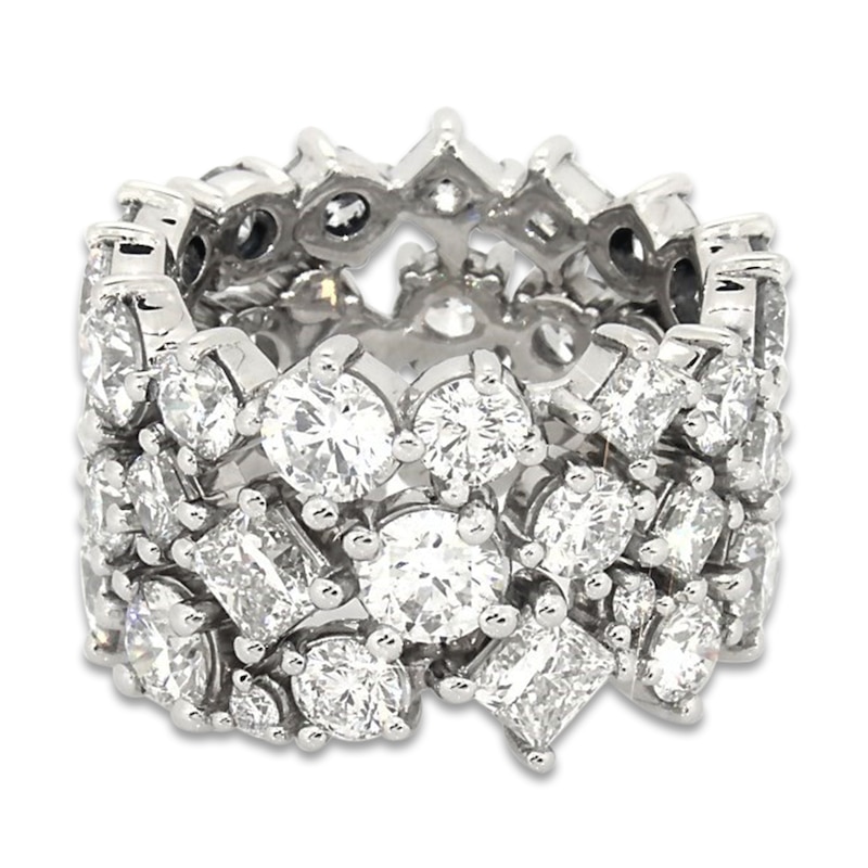 Main Image 1 of Jared Atelier Diamond Ring 10-1/4 ct tw Princess/Round Platinum