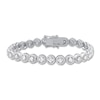 Thumbnail Image 1 of Diamond Tennis Bracelet 4 ct tw Round 14K White Gold