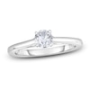 Thumbnail Image 1 of Diamond Solitaire Engagement Ring 1/2 ct tw Round 14K White Gold (I2/I)