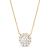 Thumbnail Image 1 of Lab-Created Diamond Necklace 1-1/8 ct tw Round 14K Yellow Gold