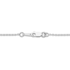 Thumbnail Image 3 of Diamond Letter A Pendant Necklace 1/10 ct tw Round 10K White Gold