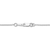 Thumbnail Image 3 of Diamond Letter L Pendant Necklace 1/10 ct tw Round 10K White Gold 18&quot;