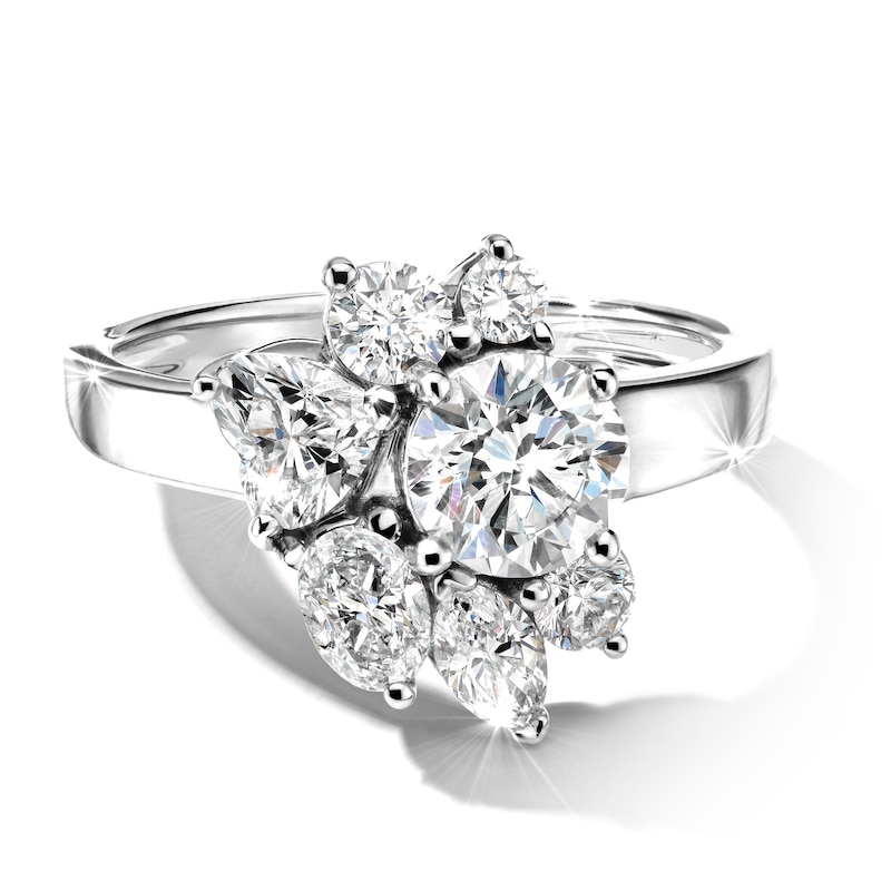 Main Image 1 of Jared Atelier Diamond Ring 2-1/4 ct tw Round/Marquise/ Oval/Heart Platinum