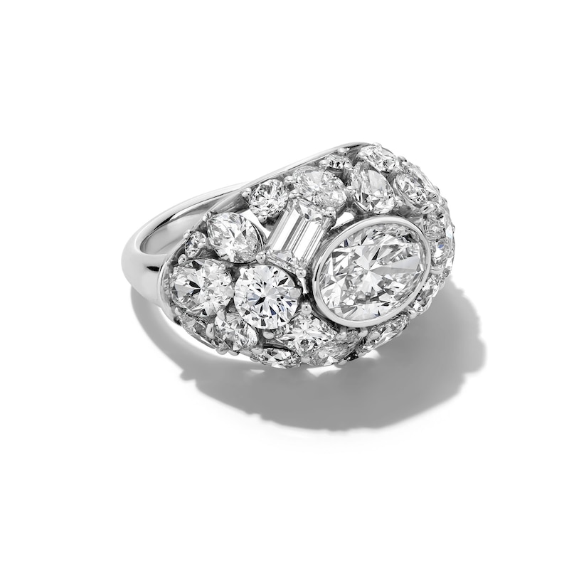 Jared Atelier Diamond Ring 7-3/8 ct tw Platinum