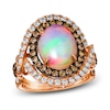 Thumbnail Image 1 of Le Vian Natural Opal Ring 1-1/2 ct tw Diamonds Round 14K Strawberry Gold