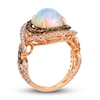 Thumbnail Image 2 of Le Vian Natural Opal Ring 1-1/2 ct tw Diamonds Round 14K Strawberry Gold