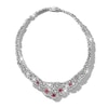 Thumbnail Image 1 of Jared Atelier Natural Ruby Necklace 54-3/8 ct tw Diamonds 14K White Gold 17&quot;