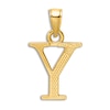 Thumbnail Image 3 of Initial Y Necklace 14K Yellow Gold 18&quot;