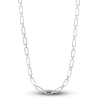 Thumbnail Image 1 of LALI Jewels Diamond Paperclip Necklace 3/8 ct wt Round 14K White Gold 16.5&quot;