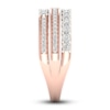 Thumbnail Image 3 of Diamond Anniversary Band 1/4 ct tw Round 14K Rose Gold