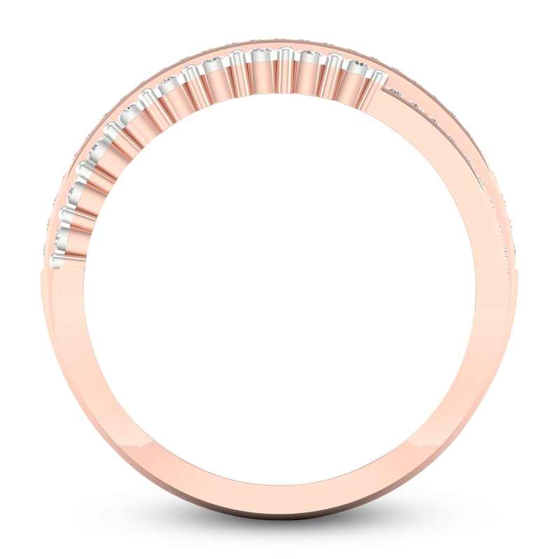 Diamond Anniversary Band 1/4 ct tw Round 14K Rose Gold