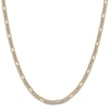 Thumbnail Image 2 of Semi-Solid Figaro Chain Necklace 14K Yellow Gold 24&quot; 3.9mm