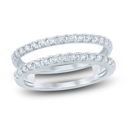 Diamond Anniversary Enhancer Band 1/2 ct tw Round 14K White Gold