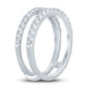 Thumbnail Image 2 of Diamond Anniversary Enhancer Band 1/2 ct tw Round 14K White Gold