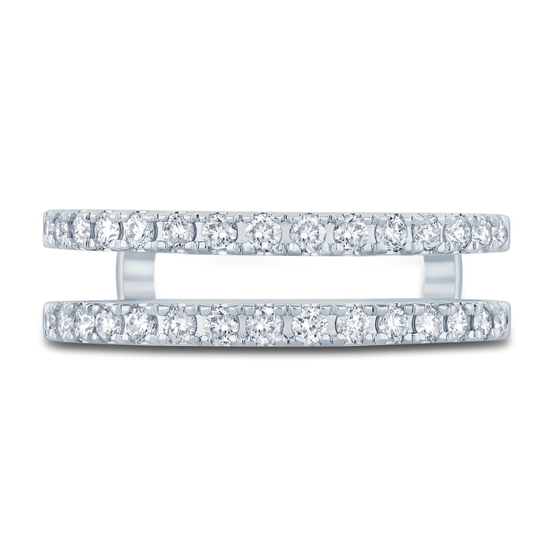 Main Image 3 of Diamond Anniversary Enhancer Band 1/2 ct tw Round 14K White Gold