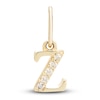 Thumbnail Image 0 of Diamond Accent Letter Z Charm 10K Yellow Gold