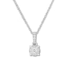 Thumbnail Image 1 of Diamond Necklace 1/6 ct tw Round 14K White Gold