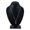 Thumbnail Image 4 of Diamond Ribbon Pendant Necklace 1/10 ct tw Round 14K Yellow Gold 18&quot;