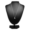 Thumbnail Image 3 of Diamond Leo Necklace 1/10 ct tw Round 14K White Gold 17&quot;