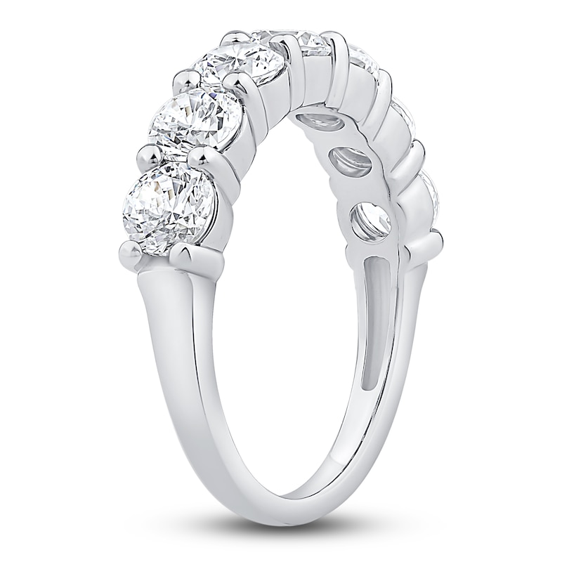 Main Image 2 of Diamond Anniversary Band 2 ct tw Round 14K White Gold