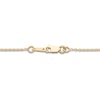 Thumbnail Image 3 of Diamond Letter H Pendant Necklace 1/20 ct tw Round 10K Yellow Gold 18&quot;