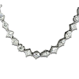 Jared Atelier Diamond Necklace 40-7/8 ct tw Platinum 17&quot;