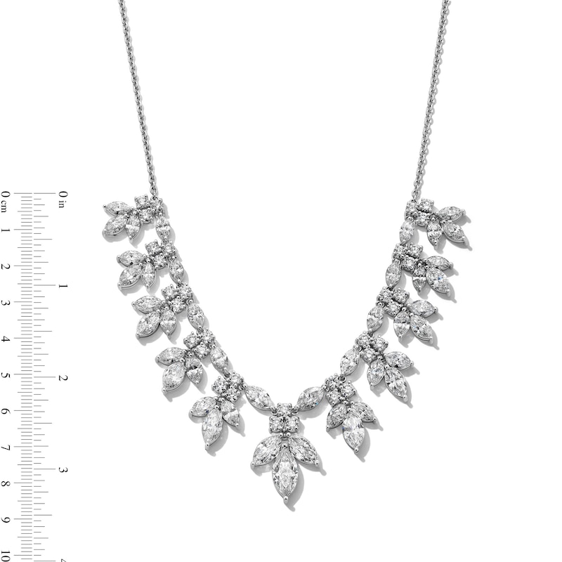 Main Image 3 of Jared Atelier Round & Marquise-Cut Diamond Necklace 36-3/8 ct tw Platinum 17&quot;