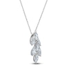 Thumbnail Image 2 of Marquise-Cut Diamond Pendant Necklace 1 ct tw 14K White Gold