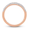 Thumbnail Image 2 of White & Pink Diamond Anniversary Ring 3/4 ct tw 14K Rose Gold