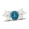 Thumbnail Image 0 of Jared Atelier Natural Blue Zircon & Diamond Ring 2-1/4 ct tw Platinum