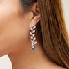 Thumbnail Image 2 of Jared Atelier Natural Blue Zircon & Diamond Earrings 8-7/8 ct tw Platinum