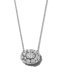 Jared Atelier Diamond Necklace 5-1/3 ct tw Platinum 17&quot;