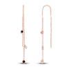 Thumbnail Image 1 of Pnina Tornai Freshwater Cultured Pearl & Black Diamond Threader Earrings 1/6 ct tw 14K Rose Gold