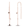 Thumbnail Image 3 of Pnina Tornai Freshwater Cultured Pearl & Black Diamond Threader Earrings 1/6 ct tw 14K Rose Gold