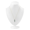 Thumbnail Image 4 of Kallati Emerald & Diamond Curve Necklace 3/8 ct tw 14K Yellow Gold 18&quot;