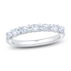 Thumbnail Image 1 of Certified Oval-Cut Diamond Anniversary Ring 5/8 ct tw 14K White Gold