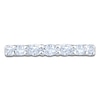 Thumbnail Image 3 of Certified Oval-Cut Diamond Anniversary Ring 5/8 ct tw 14K White Gold