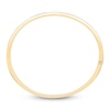 Thumbnail Image 2 of Baguette & Round-Cut Diamond Bangle Bracelet 1-1/2 ct tw 10K Yellow Gold