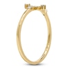 Thumbnail Image 2 of Shy Creation Diamond Sideways Cross Ring 1/15 ct tw 14K Yellow Gold SC55008655