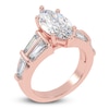 Thumbnail Image 2 of Marquise-Cut Created By Jared Studio Lab-Created Diamond Engagement Ring 4-1/2 ct tw 14K Rose Gold