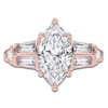 Thumbnail Image 3 of Marquise-Cut Created By Jared Studio Lab-Created Diamond Engagement Ring 4-1/2 ct tw 14K Rose Gold