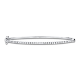 Shy Creation Diamond Bangle Bracelet 5/8 ct tw 14K White Gold SC55004036ZM