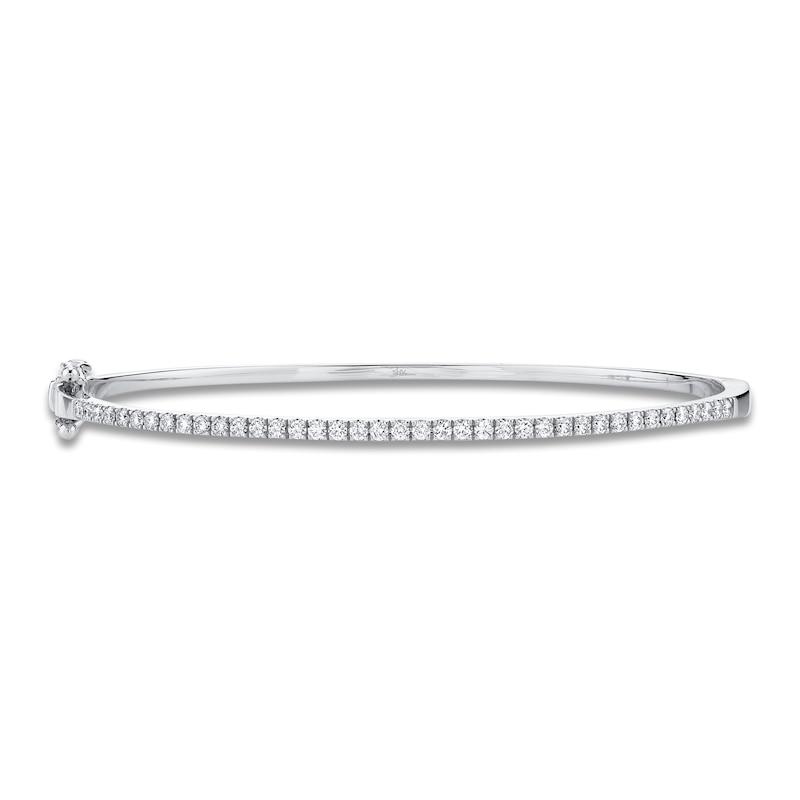 Main Image 1 of Shy Creation Diamond Bangle Bracelet 5/8 ct tw 14K White Gold SC55004036ZM