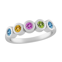 Birthstone Family & Mother's Ring (3-5 Stones)